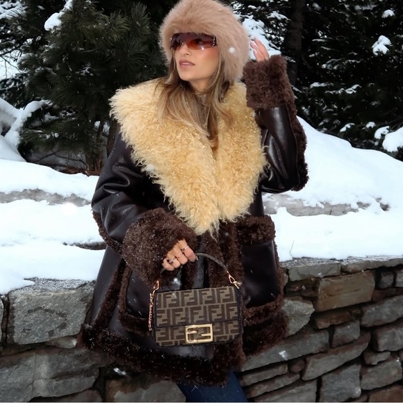 L'Academie x Bridget Rohena Jacket in Brown & Tan (New Label) - Picture 2 of 11